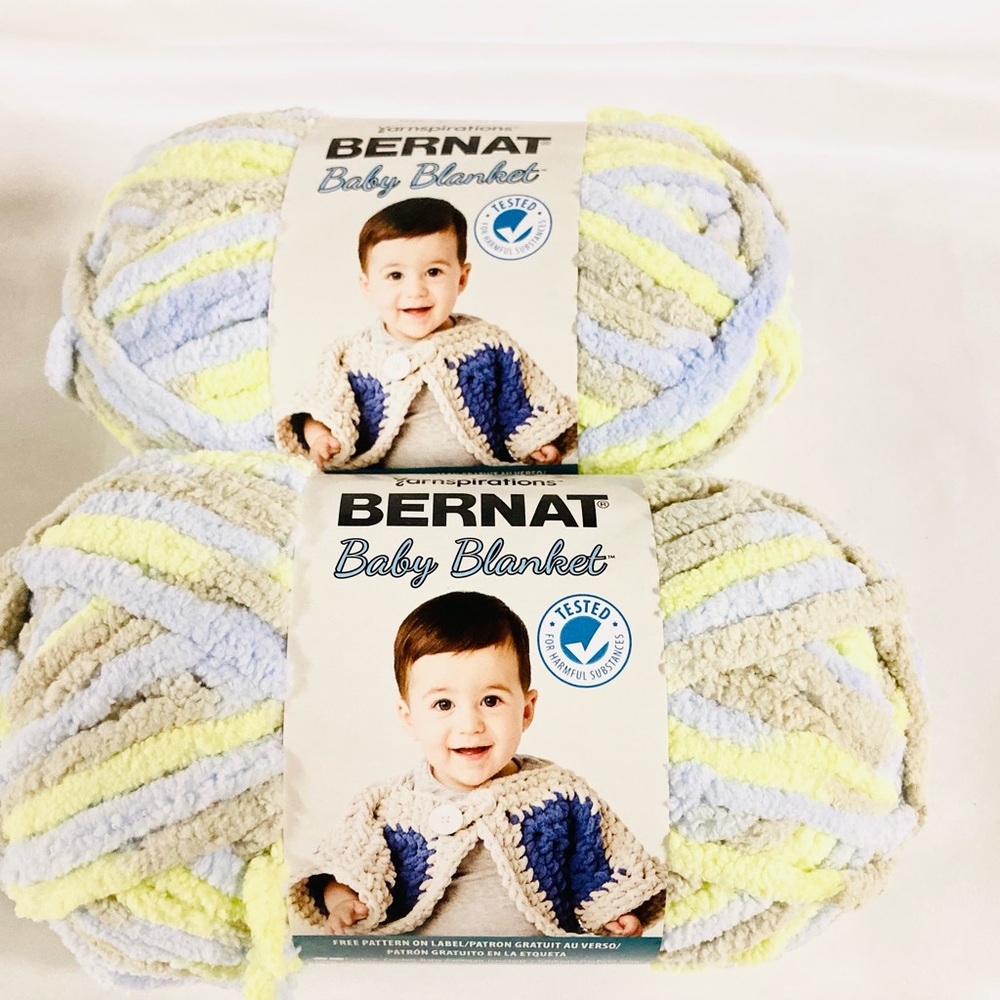 Bernat Baby Blanket (The Little Boy Dove)3.5oz yarn